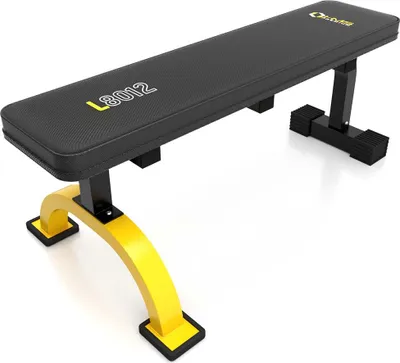 Produktbild von HMS PREMIUM L8012 Flachbank | Trainingsbank für Hantel & Langhantel | Fitnessbank 200 kg Belastbar | Home Gym