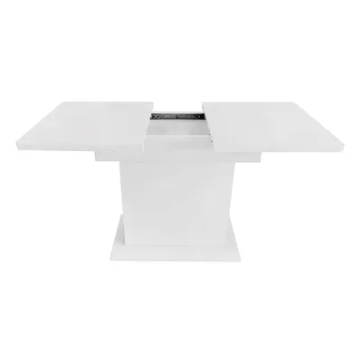 Produktbild von Flieks Esszimmertisch Ausziehbar, Esstisch Küchentisch Rechteckig, Tisch mit Stauraum, 130x70x75, Weiß