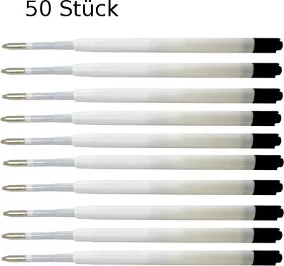 Produktbild von 50 Kugelschreiberminen / Großraumminen / Schreibfarbe: schwarz