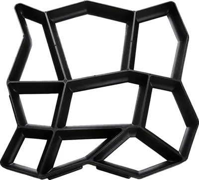 Produktbild von Yakimz Pflasterform Gehweg DIY Betonpflaster Schwarz Gießform Garten Schablone Schalungsform