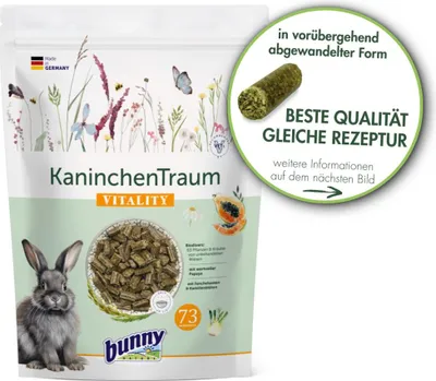 Produktbild von Bunny Nature Nagerfutter Kaninchen Traum Vitality 1,5 kg