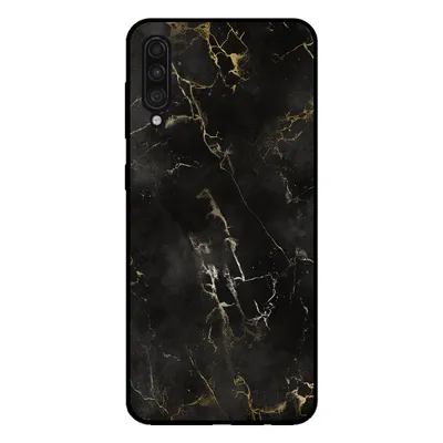 Produktbild von Smartphonica Handyhülle für Samsung Galaxy A30s mit Marmordruck - TPU-Hülle mit Marmor-Design - Schwarz