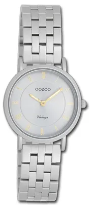 Zdjęcie produktu dla Zegarek Oozoo Vintage Series, szary, bransoleta, mechanizm kwarcowy, wskazówki analogowe, model D3UOC20374