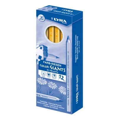 Produktbild von Farbstifte Farbriesen® Color Giants, zitron, 12 Stück