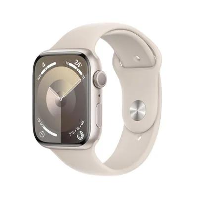 Obrázok produktu pre Apple Watch 9 Alu Case 45mm starlight sports band M/L EU