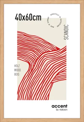 Produktbild von accent by nielsen Holz Bilderrahmen Scandic, 40x60 cm, Eiche