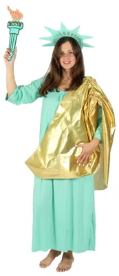 Produktbild von Freiheitsstatue Kostüm für Damen, Größe:L