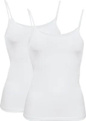 Produktbild von Erwin Müller Damen-Unterhemd 2er-Pack weiß 44