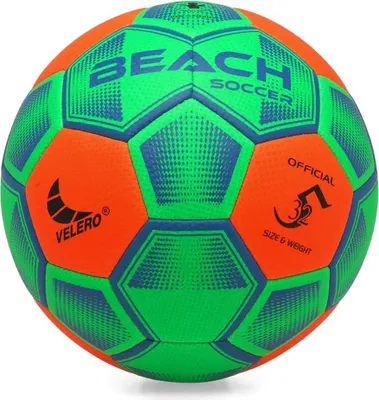 Produktbild von Strandfußball-Ball PVC Ø 20 cm Orange 20-23 cm