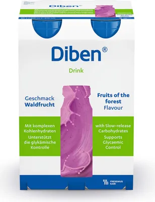 Immagine prodotto di Diben Drink Frutti di bosco 1,5 kcal/ml beverino 4X200 ml
