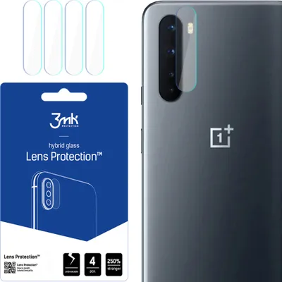 Produktbild von 3mk Hybridglas Lens Protection für OnePlus Nord Kamera Objektiv Kameralinse 0,16mm 6H (4 Stück)