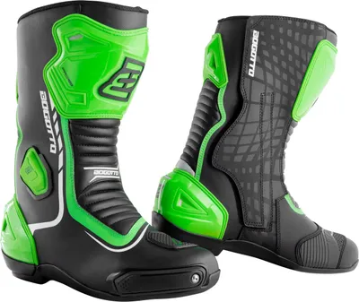 Produktbild von Bogotto Race-X Motorrad Stiefel, schwarz/grün, 46