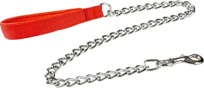 Produktbild von Duvo+ Kettenleine mit gepolsterten Griff rot, Maße: 100 cm / 2 mm