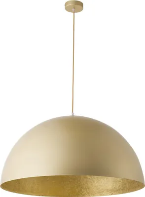 Obrázok produktu pre Dekoratívna zlatá okrúhla kupola závesná lampa 70 cm do obývačky nad stôl Sfera 1xE27 15W Sigma Lighting