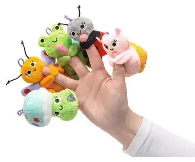Produktbild von Mein Zaubergarten Fingertierchen aus Plüsch
