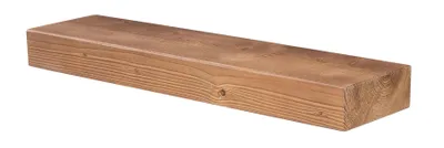 Produktbild von levandeo Wandregal Holz Massiv 80x20cm Eiche Farbig Wandboard Regal Vintage