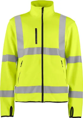 Produktbild von Projob 6105 LEICHTE SOFTSHELL JACKE EN ISO 20471 KLASSE 3