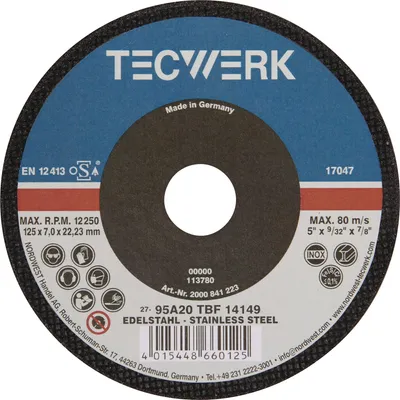 Immagine prodotto di Disco di sgrossatura D125xS7 mm, dentellato, foro 22,23 mm