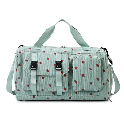 Produktbild von Sporttasche Handgepäck Tasche Reisetasche mit Schuhfach für Reisen, Fitness, Sport, Grün