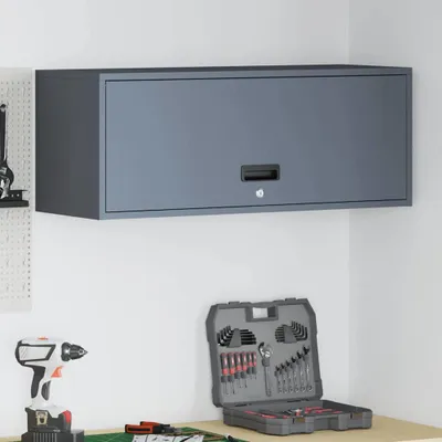 Produktbild von "Schlussverkauf" Wandschrank 1 PC - Mit Stauraum - für die Garage mit Gasdrucklift-Tür Anthrazit  C7157