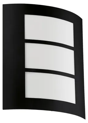Image de Applique d'extérieur Eglo 99566 CERNO IP44 40 W noir avec détecteur de mouvement