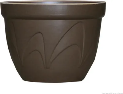 Produktbild von KERAZO Keramik Blumentopf Pflanzkübel Muldental 30x26cm BRAUN Frostfest, Robust, Standfest