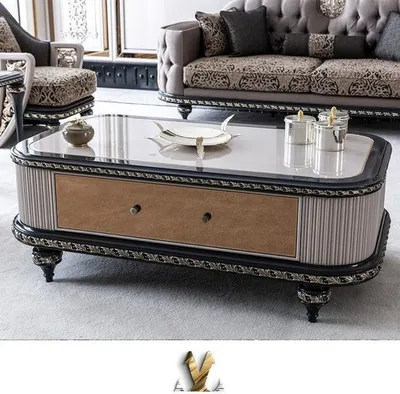 Obrázek produktu pro Konferenční stolek hnědý design 140 x 80 x 90 cm JVmoebel