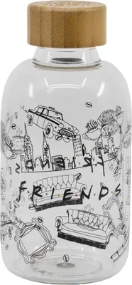 Image de Friends - Bouteille en verre - Petite taille 620 ml