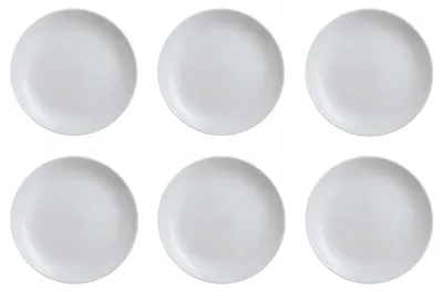 Produktbild von Luminarc Diwali 6 tiefe Essteller, grau, 20 cm
