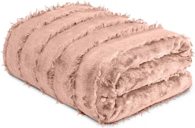 Produktbild von Domarex decke aus Mikrofleece - 130x170 cm - warm und weich - ideal für Winterabende Feiertage - pflegeleicht - Rosa