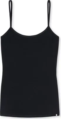 Produktbild von SCHIESSER 95/5 dames spaghetti top (1-pack), zwart