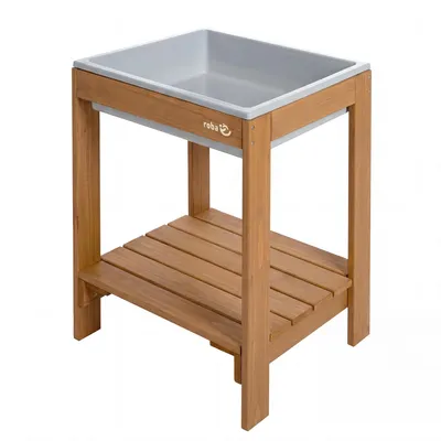 Produktbild von roba Outdoor + Spieltisch 'Tiny' mit Spielwanne - Wetterfester Sand- & Matschtisch aus Massivholz