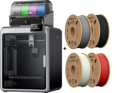 Image de Creality K2 PRO Combo - 1002110100 - Imprimante 3D avec kit de filaments Hyper PLA 4 kg (E)