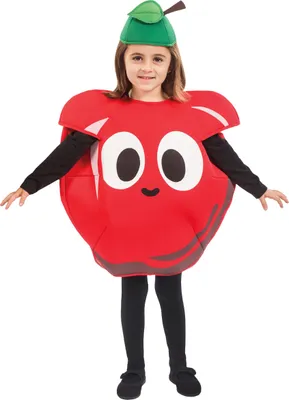 Produktbild von Fröhliches Apfelkostüm für Kinder bunt - 86/92 (1-2 Jahre)
