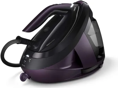 Produktbild von Philips PerfectCare Bügelstation, Keramiksohle, 170 g/min konstanter Dampf, 8.5 bar, 2700 W, Schwarz (PSG8160/30)