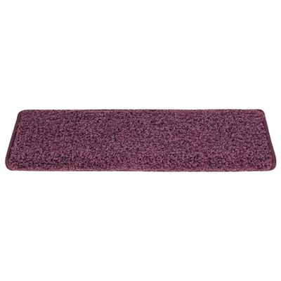 Zdjęcie produktu dla vidaXL Podkładki pod nogi 15 szt. 65x25 cm Ciemnofioletowe