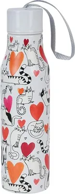 Produktbild von Thermoflasche, Thermosflasche, Als Geschenk, in einer Box Katzenwelt Herzen 500 ml