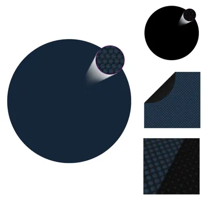 Immagine prodotto di vidaXL Copertura solare galleggiante per piscina PE 300 cm Nero e blu - Coperture e teli per piscine
