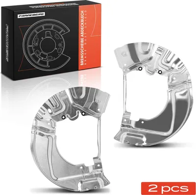 Image de Frankberg 2x tôle d'ancrage disque de frein avant bilatéral pour BMW E60 520i 530i E61 523i 535d M5