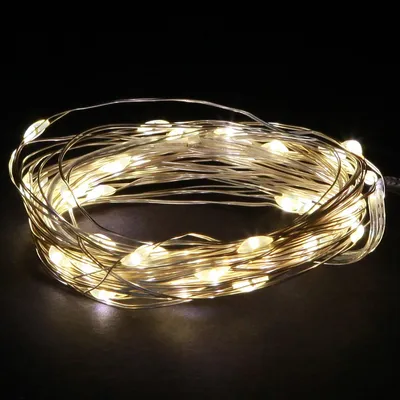 Produktbild von Gemütliche LED Lichterkette mit Timer für festliche Dekorationen, 6 Stück