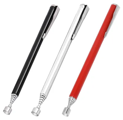 Teleskopmagnet-Set 3 Stück, ausziehbar bis 65 cm, Edelstahl