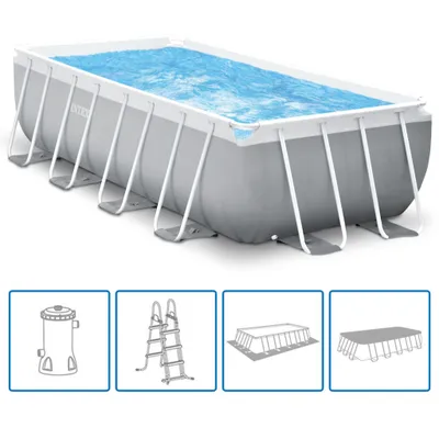 Productafbeelding van Intex Prism Frame Zwembadset, rechthoekig, 488x244x107 cm, model 26792GN