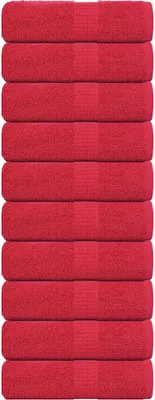 Produktbild von Gästetücher FROGN 10 Stk. Rot 30x50 cm 360 g/m²