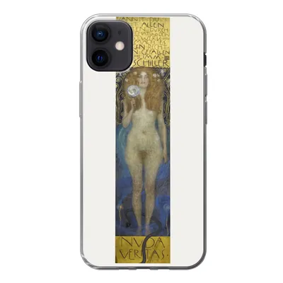 Produktbild von MuchoWow® Handyhülle Schutzhülle Hülle für iPhone 12 mini Nuda veritas - Gustav Klimt Silikon Softcase Handy Hülle - Bild