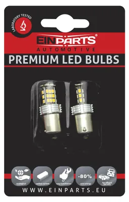 Produktbild von Einparts LED-Glühbirne 1156 P21W für Autos, 12V, 30 LEDs, SMD, Canbus-fähig