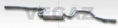 Produktbild von VEGAZ AS-362 Endschalldämpfer für AUDI A3 Schrägheck (8P1) Auspuff