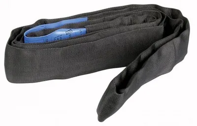 Immagine prodotto di Cinghia di sollevamento da 2 tonnellate di portata massima, colore nero, lunghezza 1,5 metri