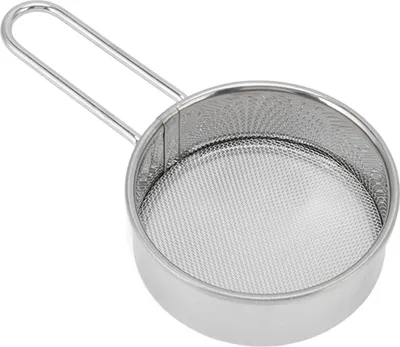 Obrázok produktu pre Sito na múku 304 z nehrdzavejúcej ocele, ľahké, ľahko čistiteľné, ergonomická rukoväť, sieťové okrúhle sito na pečenie