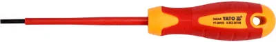 Immagine prodotto di Cacciavite a taglio isolato, conforme alla norma VDE, dimensioni 3 x 100 mm, tensione nominale 1000 V