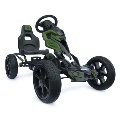 Produktbild von Tret-Gokart Scout khaki – für Kinder 5–12 J., EVA-Räder, Handbremse